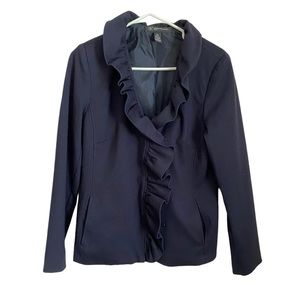 I.N.C. Navy Blue Blazer Size Petite Medium